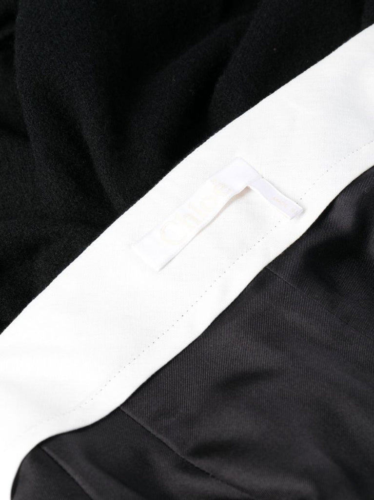 Black High Waist Wide-leg Trousers
