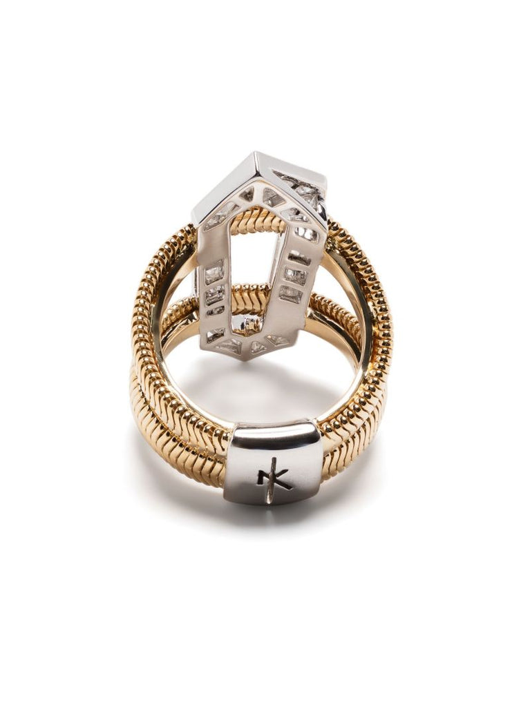 18k Yellow Gold Feelings Diamond Ring