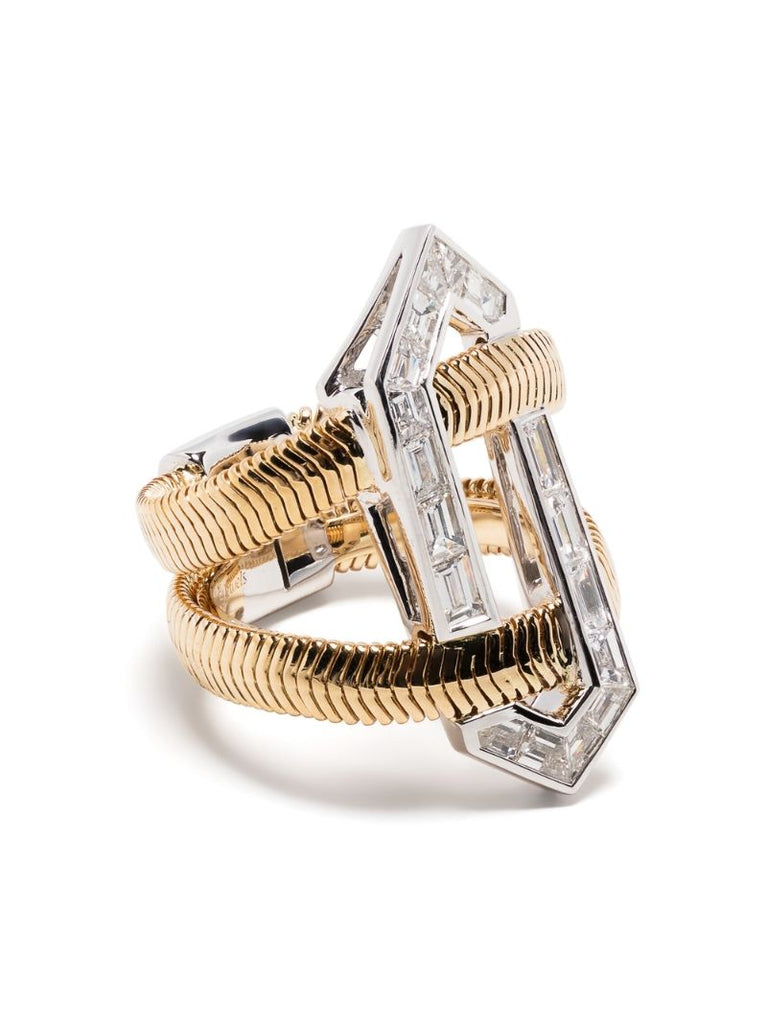 18k Yellow Gold Feelings Diamond Ring