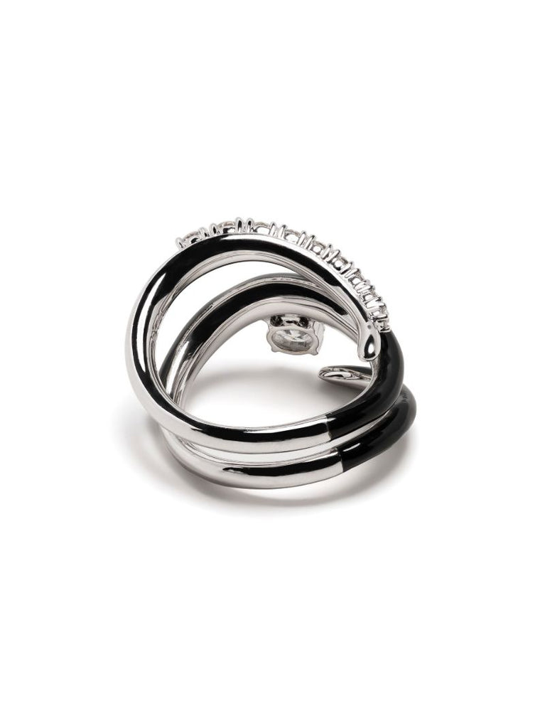 18k White Gold Oui Diamond Ring
