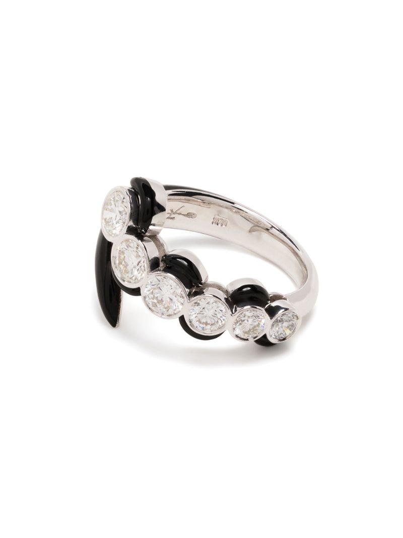 18k White Gold Oui Diamond Ring