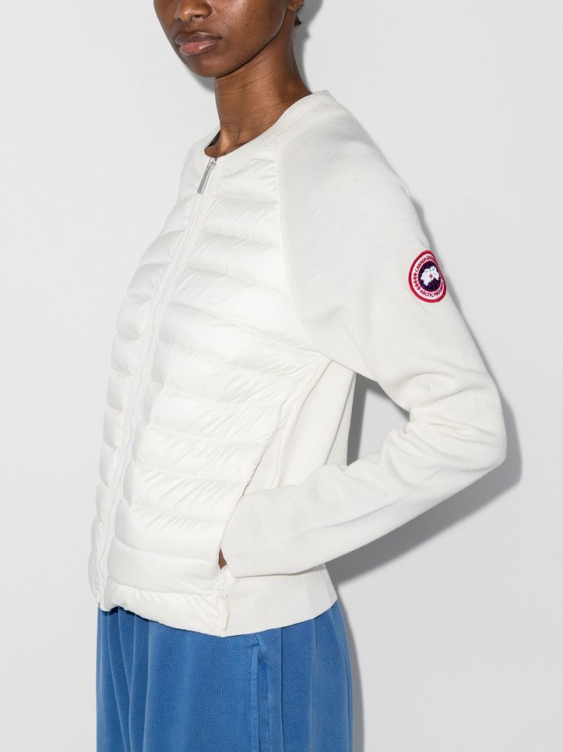Neutral Hybridge Knit Packable Padded Jacket