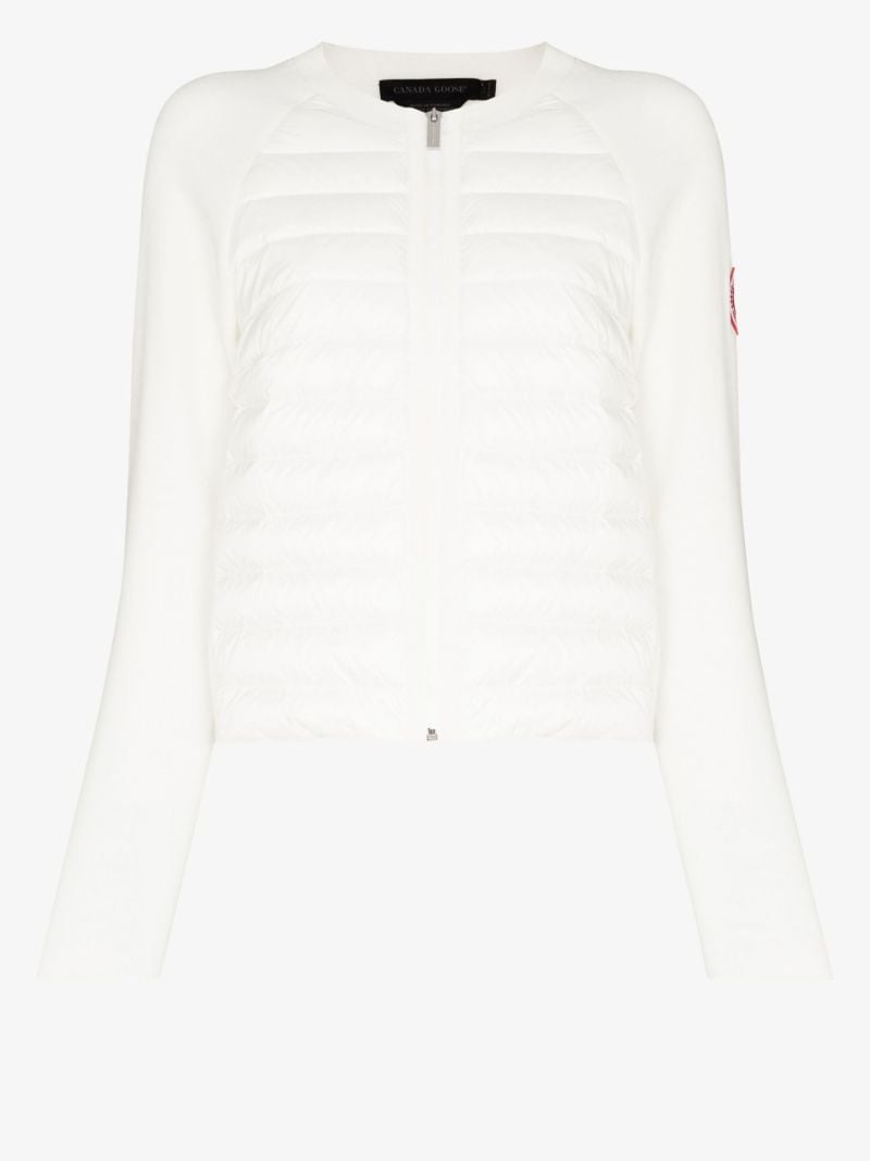 Neutral Hybridge Knit Packable Padded Jacket