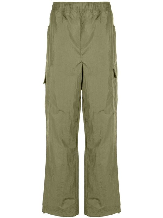 Green Cargo Track Pants
