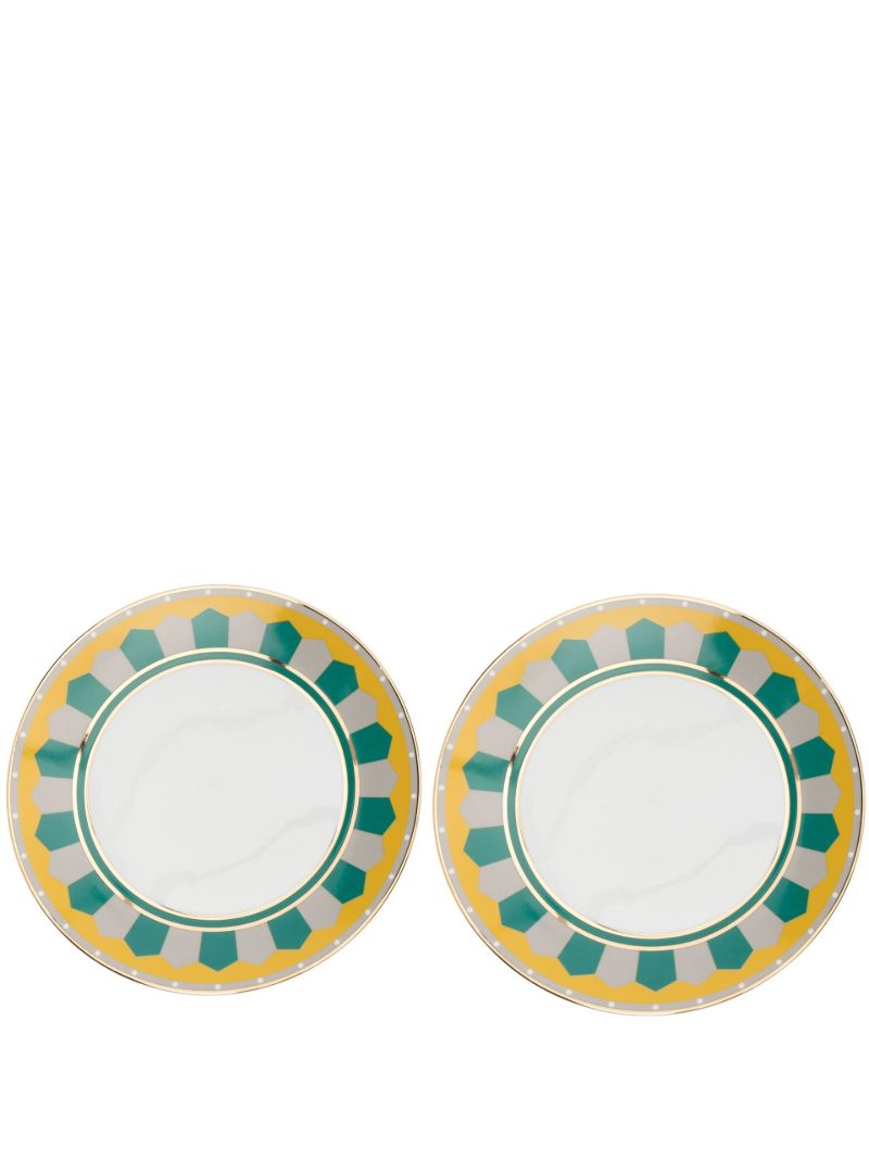 Green Lagos Dinner Plate Set