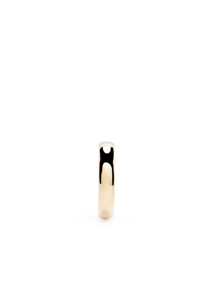 18k Yellow Gold Dream Miniature Coin Oval Push Gate Pendant