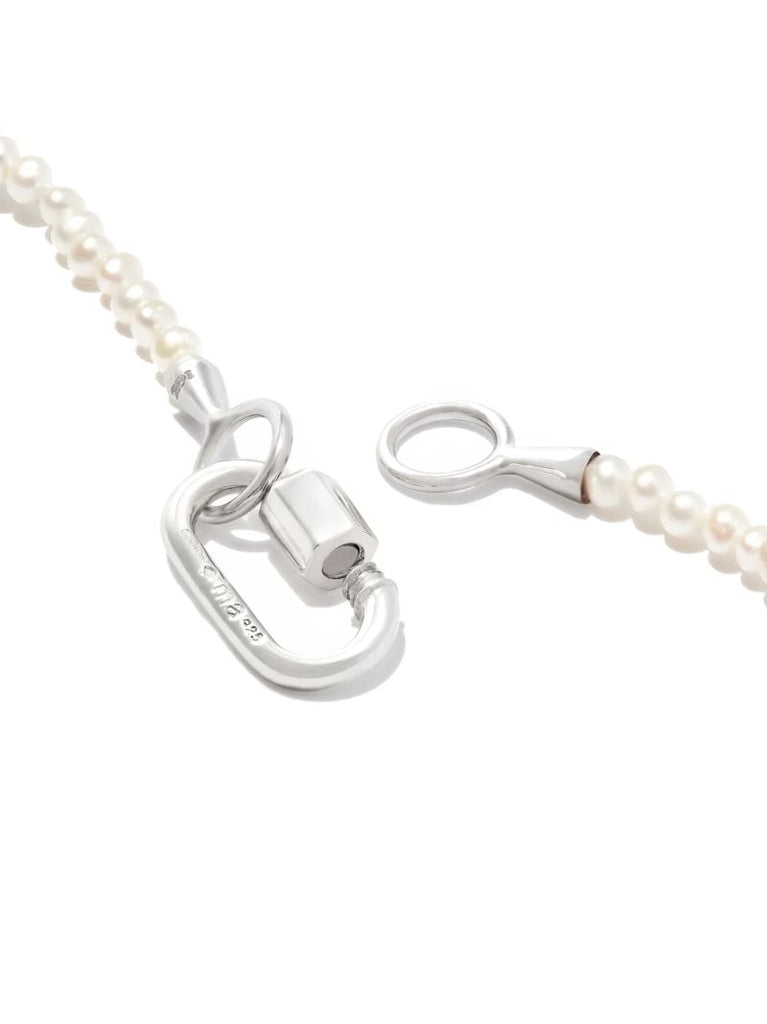 14k White Gold Itty Bitty Babylock Pearl Necklace