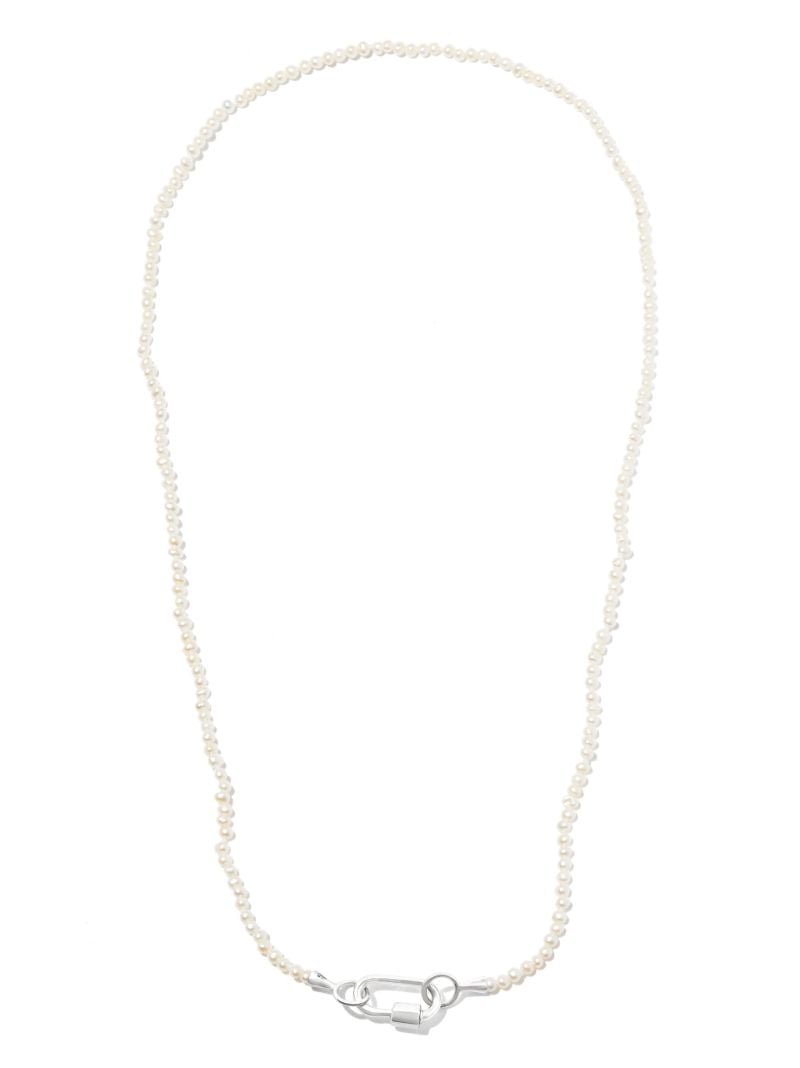 14k White Gold Itty Bitty Babylock Pearl Necklace
