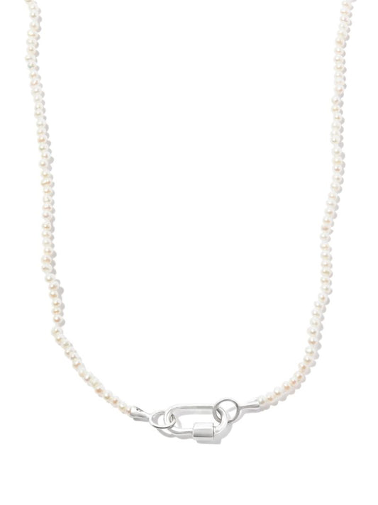 14k White Gold Itty Bitty Babylock Pearl Necklace