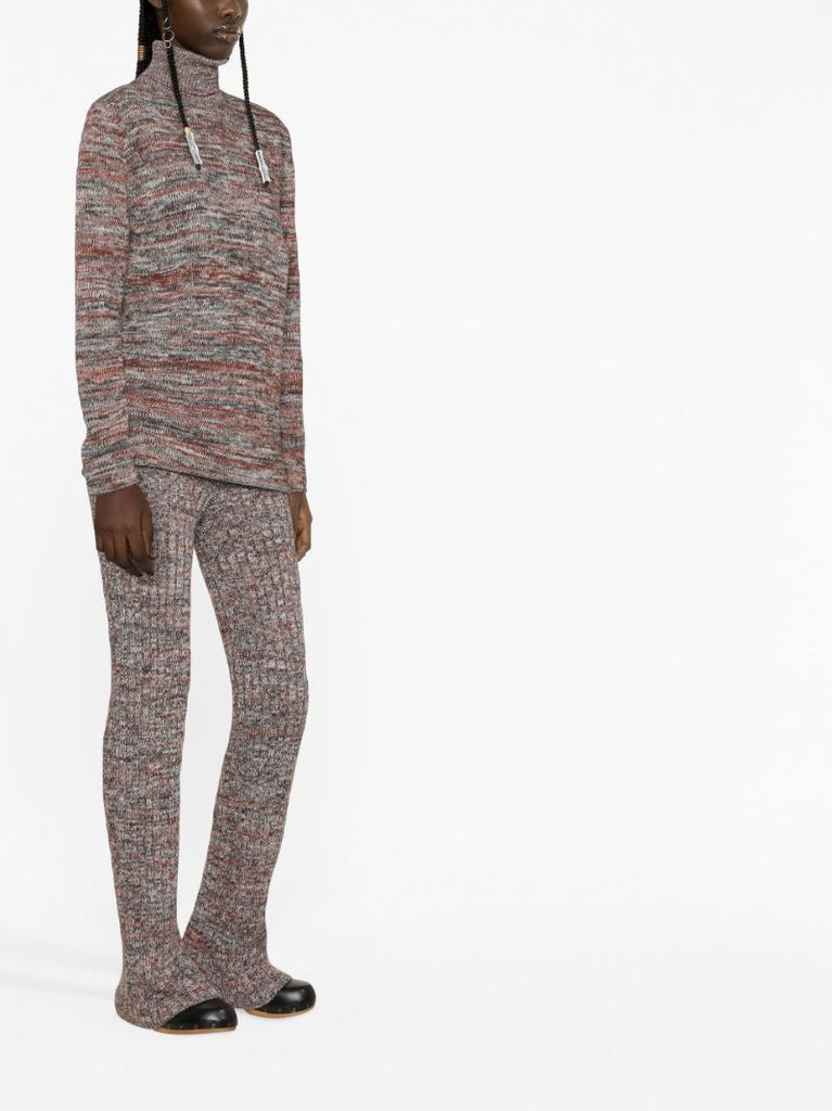 Grey Virgin Wool Trousers