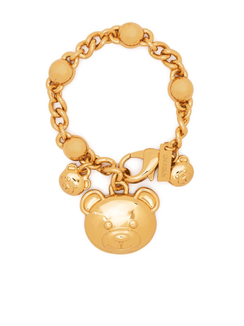 Gold-tone Teddy Bear Bracelet