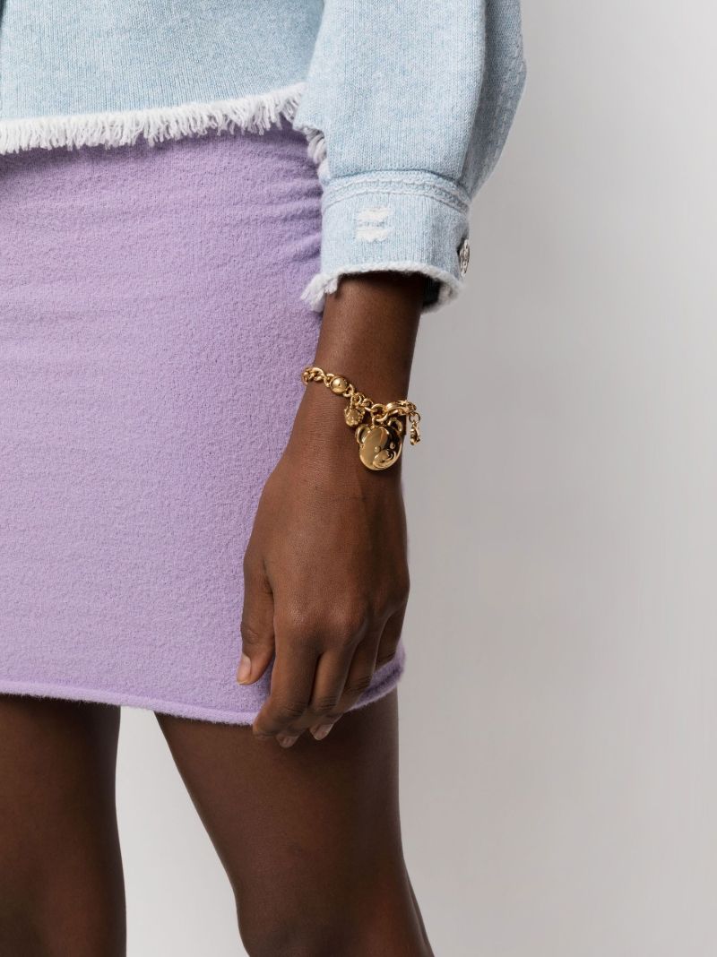 Gold-tone Teddy Bear Bracelet