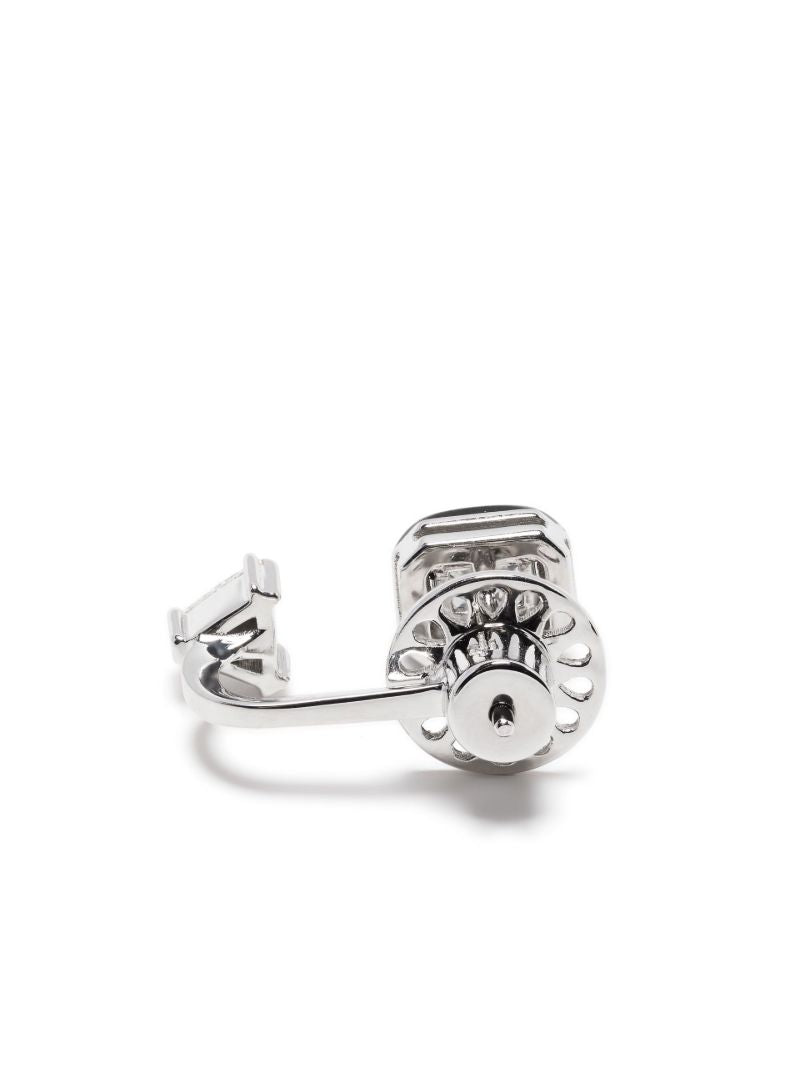 18k White Gold Oui Diamond Stud Earrings