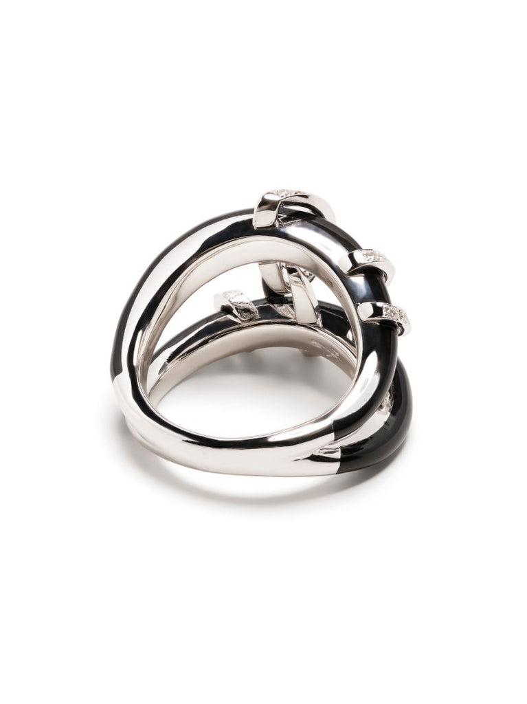 18k White Gold Oui Diamond Ring