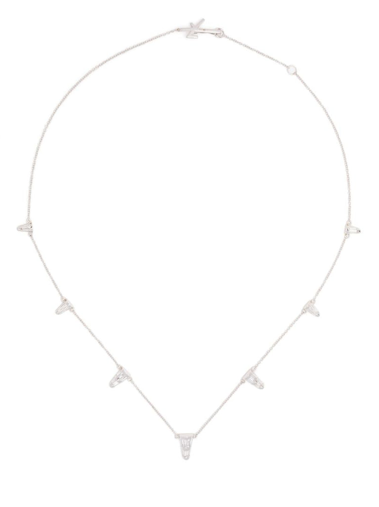 18k White Gold Energy Diamond Necklace