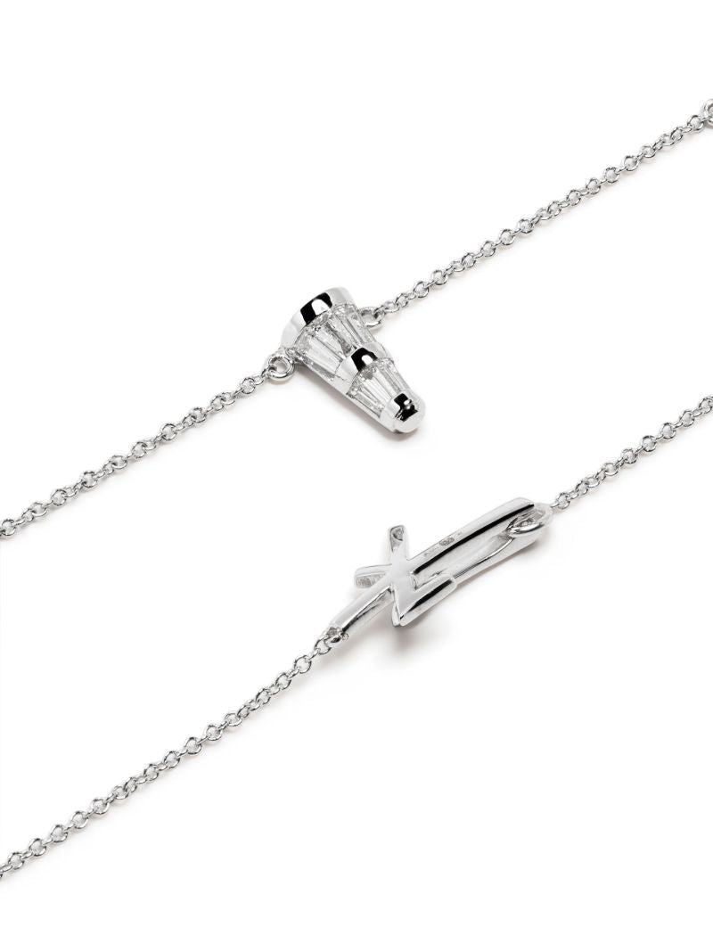 18k White Gold Energy Diamond Necklace