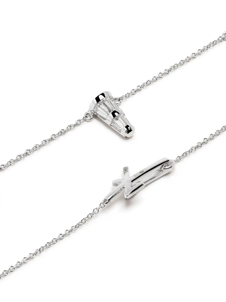 18k White Gold Energy Diamond Necklace