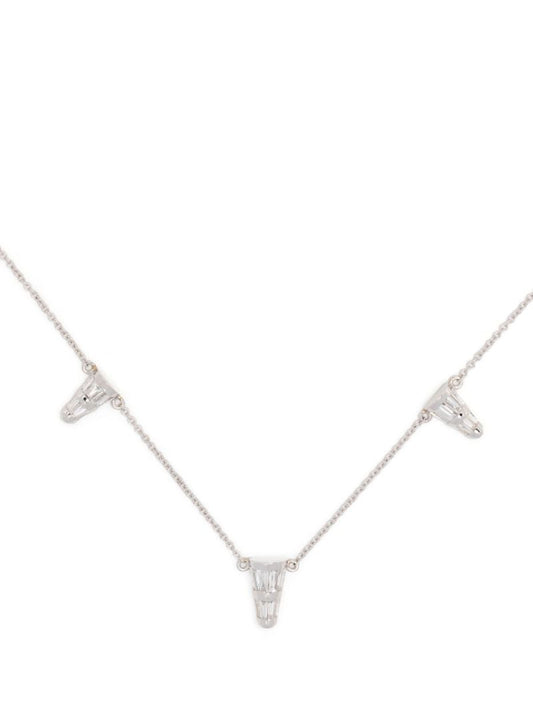 18k White Gold Energy Diamond Necklace