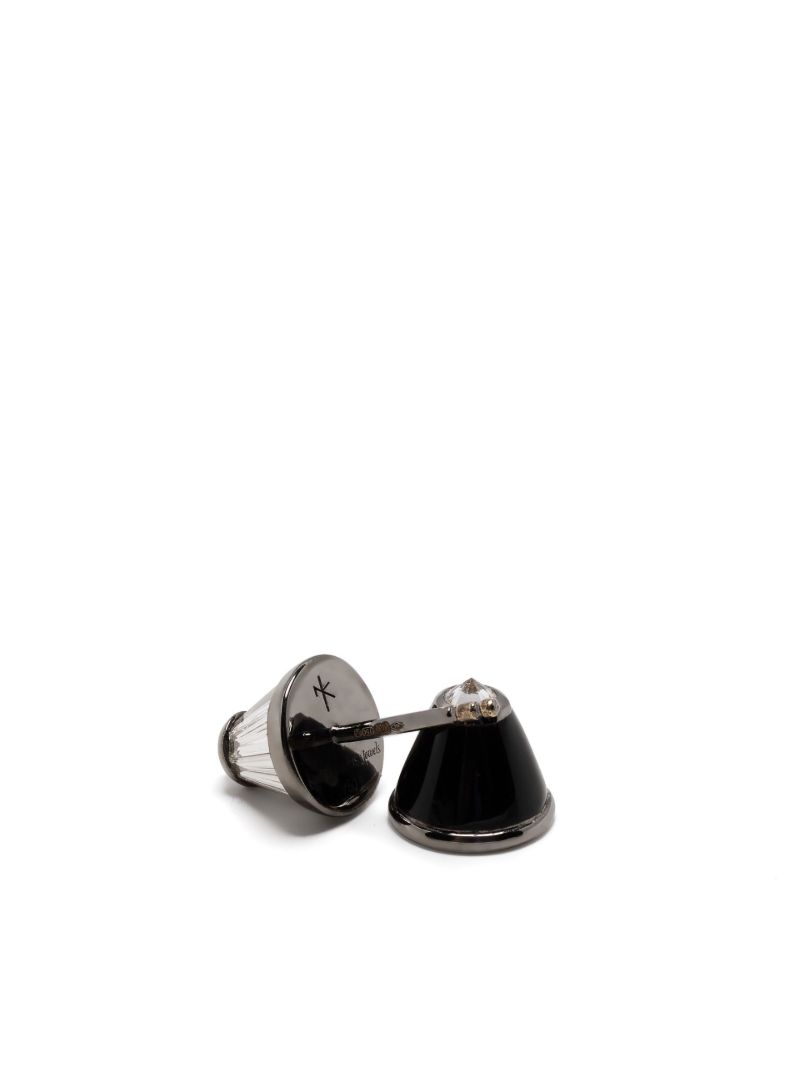 18k White Gold Energy Diamond Stud Earrings