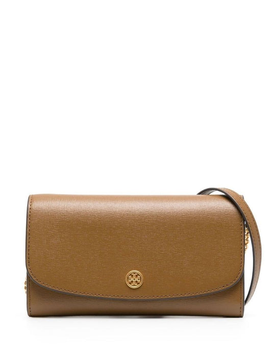 Brown Robinson Leather Shoulder Bag