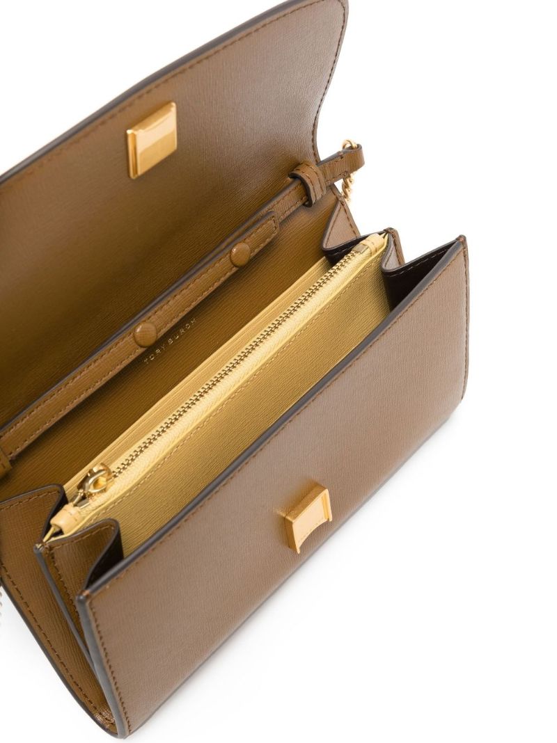 Brown Robinson Leather Shoulder Bag