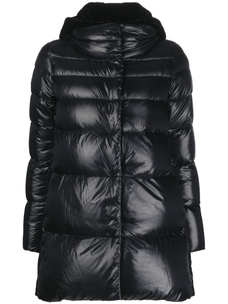 Black Ultralight Puffer Jacket