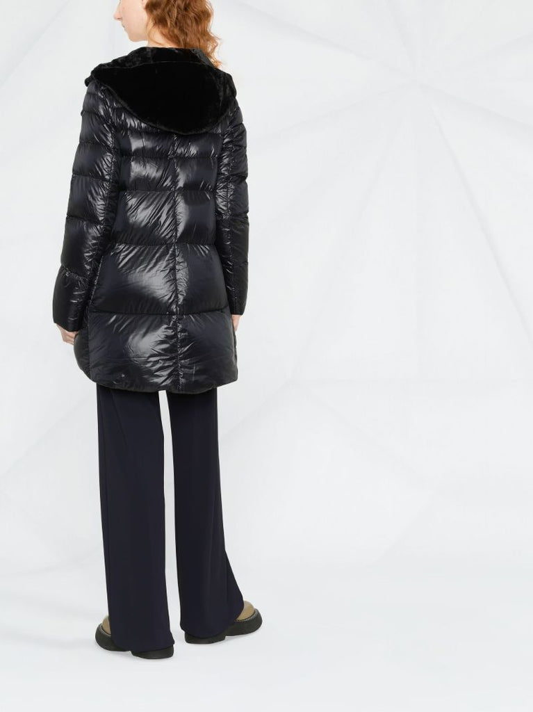 Black Ultralight Puffer Jacket