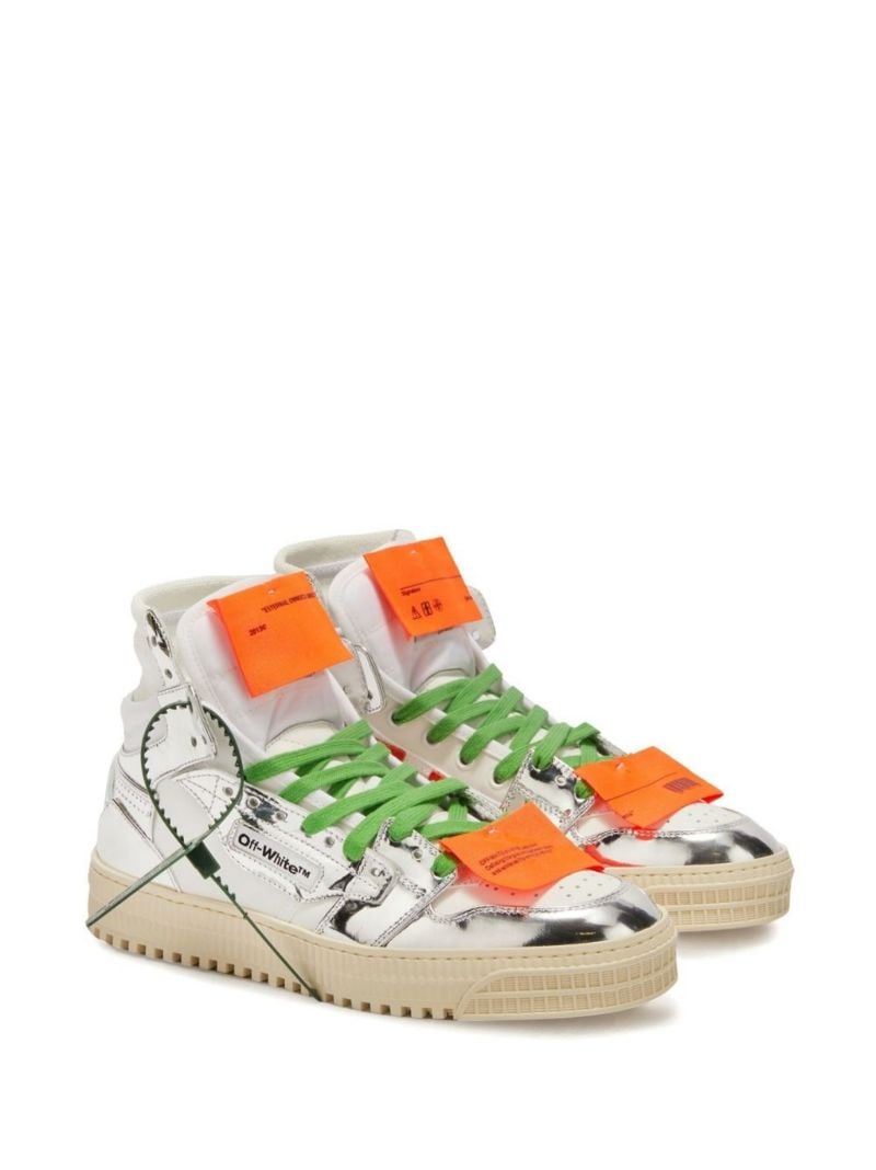 White 3.0 Off Court High-top Sneakers