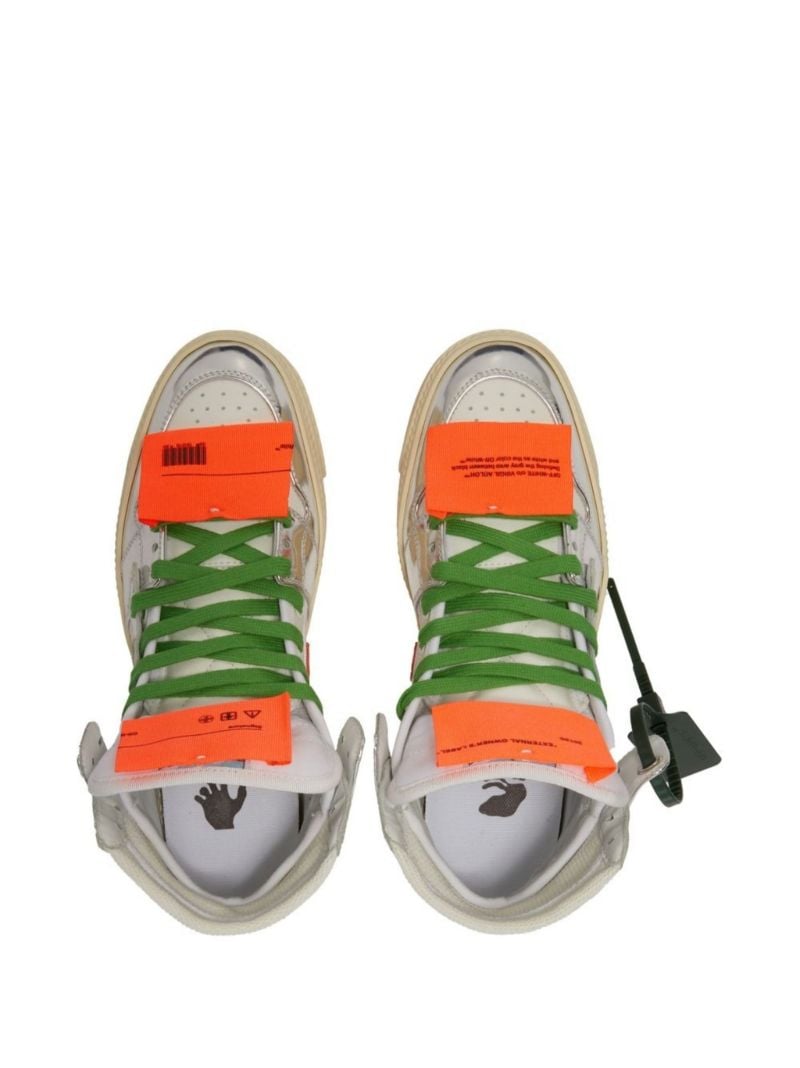 White 3.0 Off Court High-top Sneakers