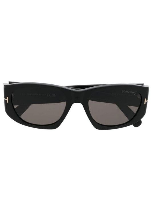 Black Cyrille-02 Square Sunglasses