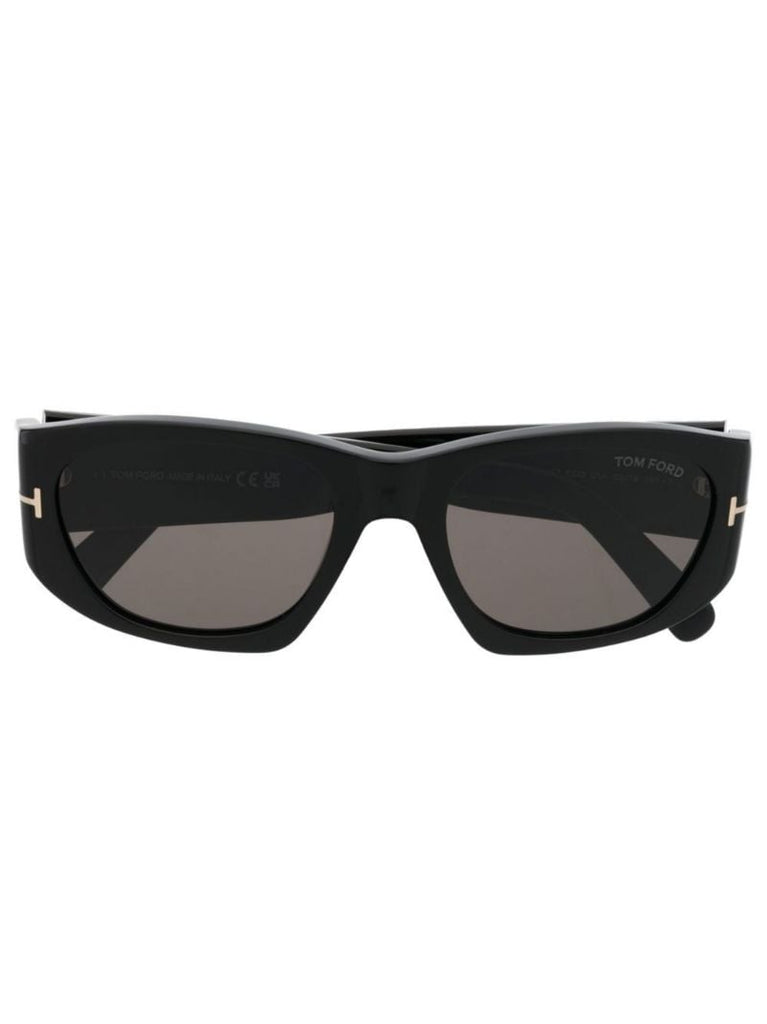 Black Cyrille-02 Square Sunglasses
