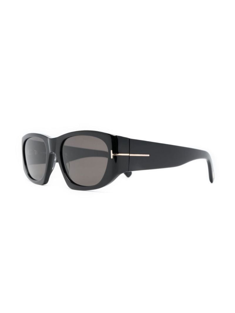 Black Cyrille-02 Square Sunglasses