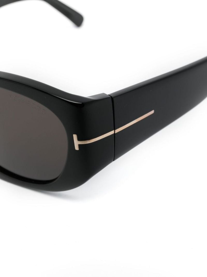 Black Cyrille-02 Square Sunglasses