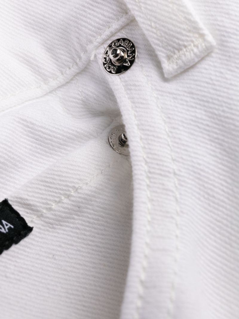 White Slim Leg Jeans