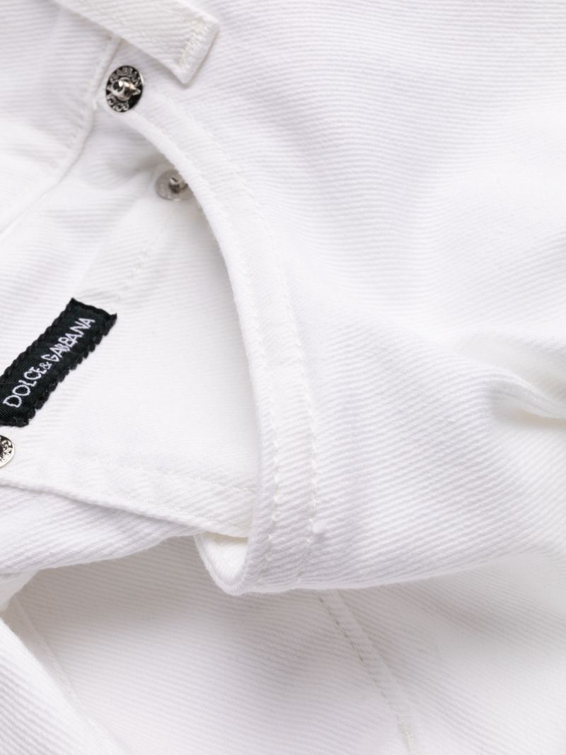 White Slim Leg Jeans