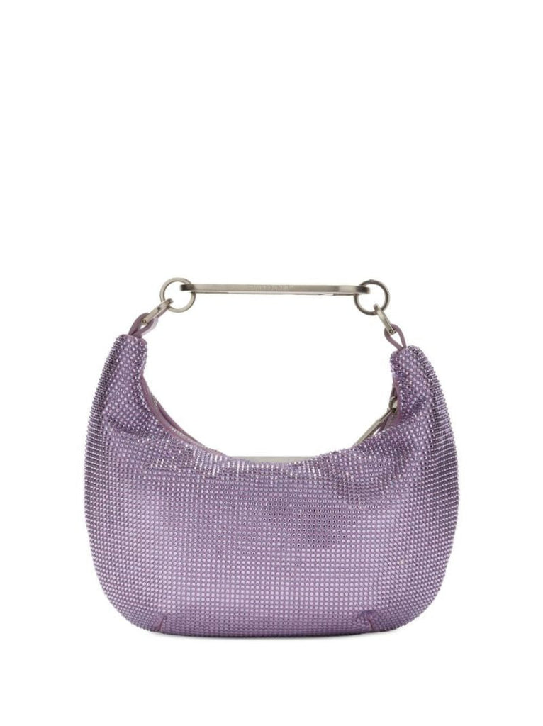 Purple Paperclip 20 Crystal Mini Hobo Bag