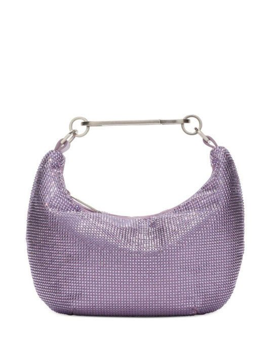 Purple Paperclip 20 Crystal Mini Hobo Bag