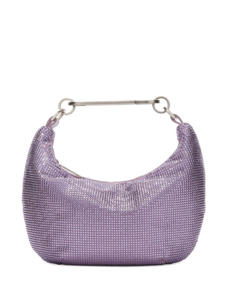 Purple Paperclip 20 Crystal Mini Hobo Bag