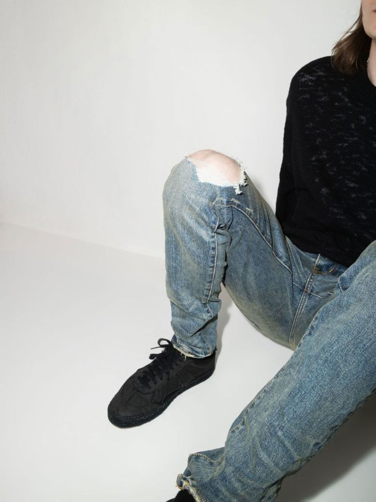 Frayed Skinny Jeans