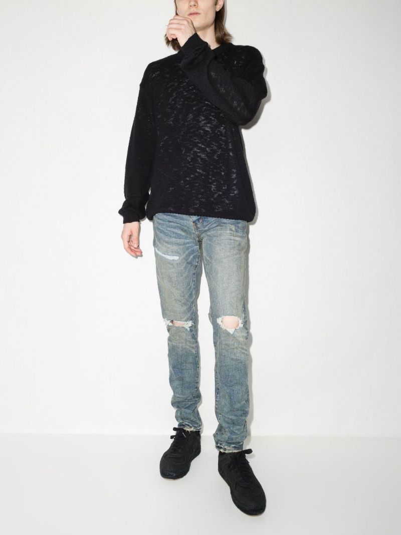 Frayed Skinny Jeans