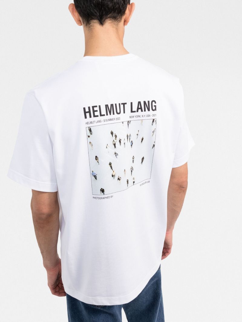 X Kyungjun Lee White New York Cotton T-shirt