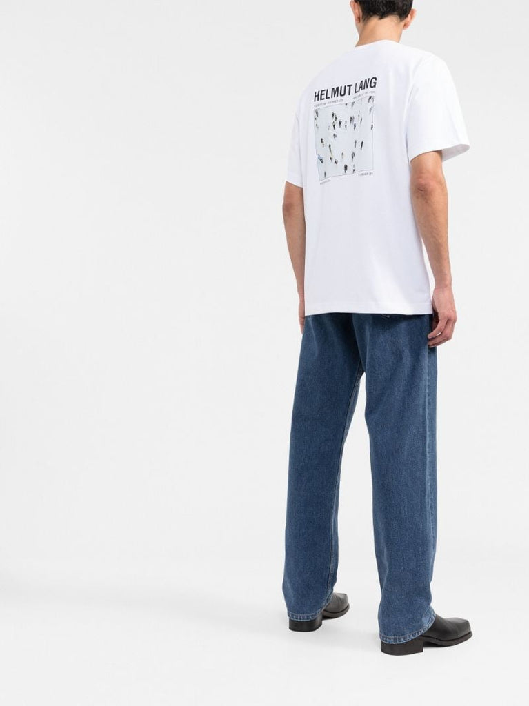 X Kyungjun Lee White New York Cotton T-shirt