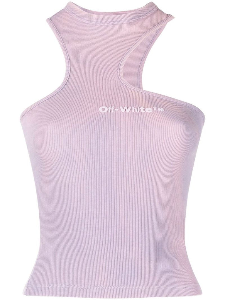 Purple Laundry Asymmetric Cotton Rowing Top