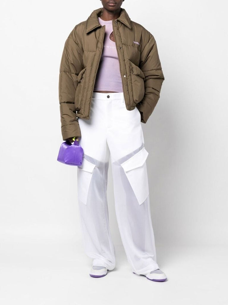 Purple Laundry Asymmetric Cotton Rowing Top