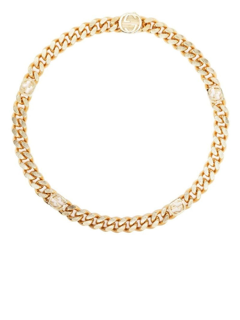 Gold-tone Interlocking G Choker Necklace