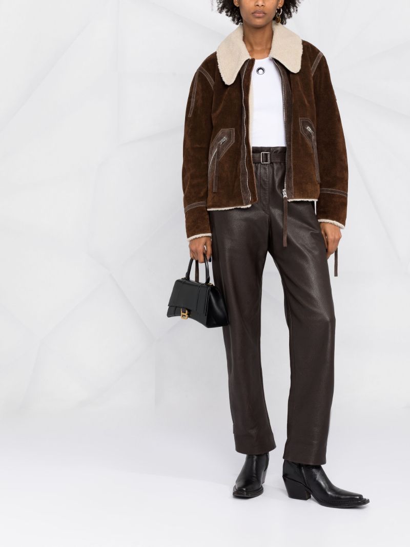 Brown Shearling Jacket