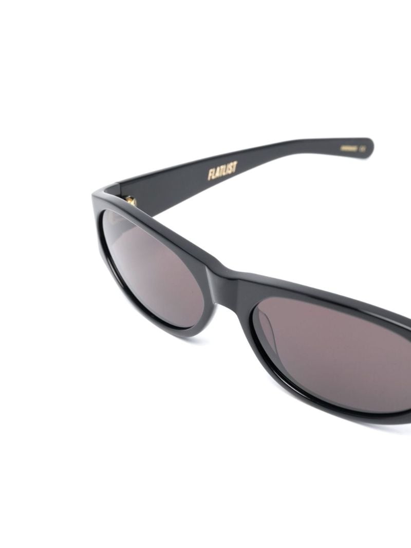 Black Eddie Kyu Oval-frame Sunglasses