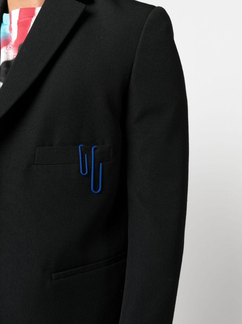 Black Single-breasted Blazer