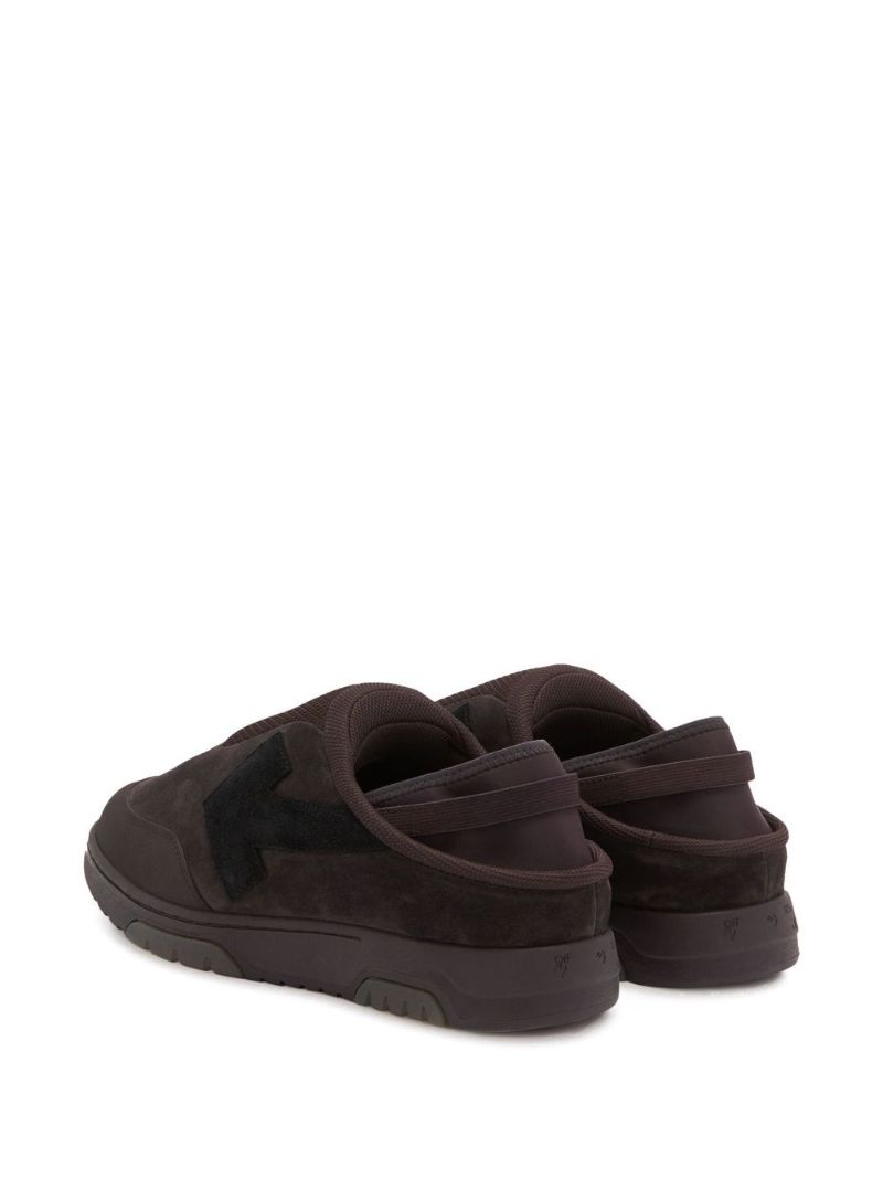Brown Out of Office Slip on Sneakers