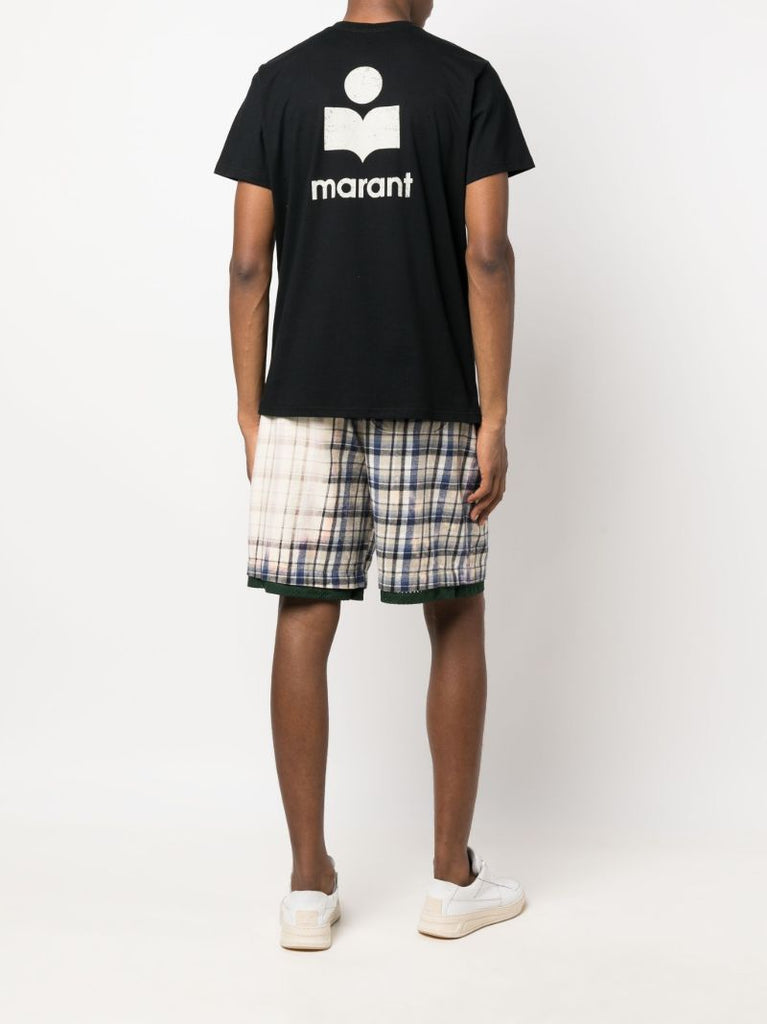 Black Logo Print Organic Cotton T-shirt